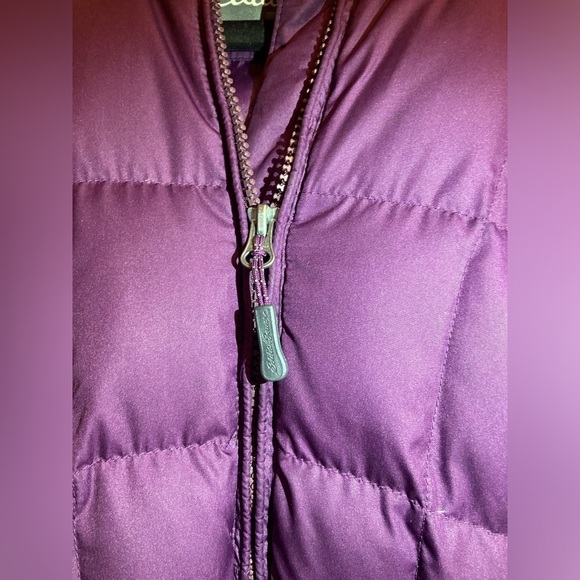 Eddie bauer Burgundy Puffer Coat - Picture 4 of 11